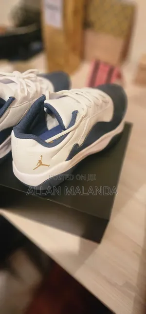 Dark Blue and White Sneakers