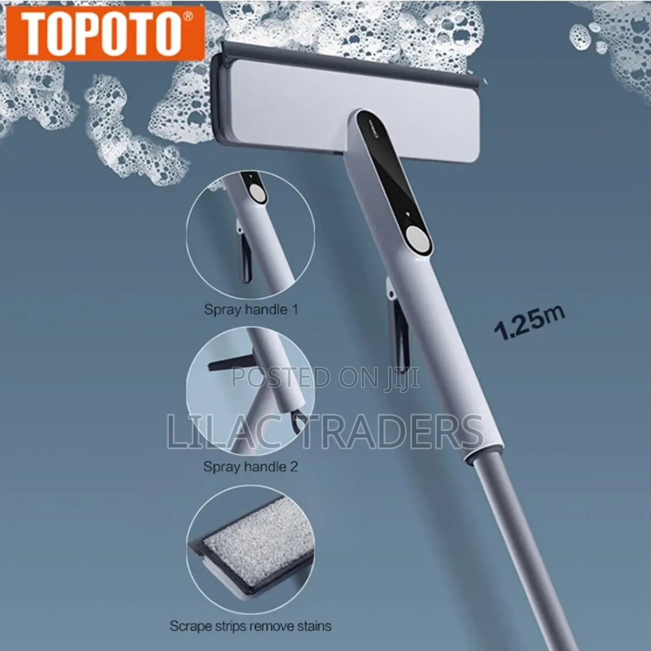 *3 in 1 Long Handle Window Cleaner* Galo