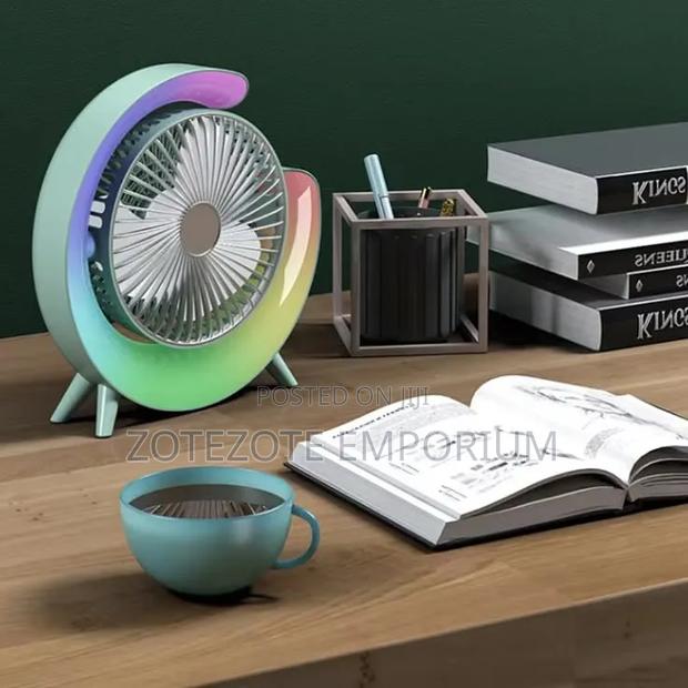 Portable Recheargeable Desktop Fan - thumbnail 3