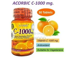 Acorbic C-1000mg Dietary Supplement Tablets