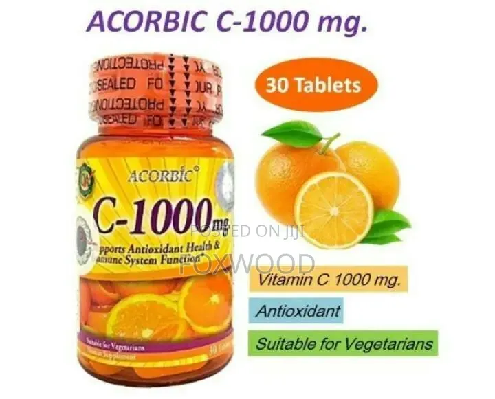 Acorbic C-1000mg Dietary Supplement Tablets