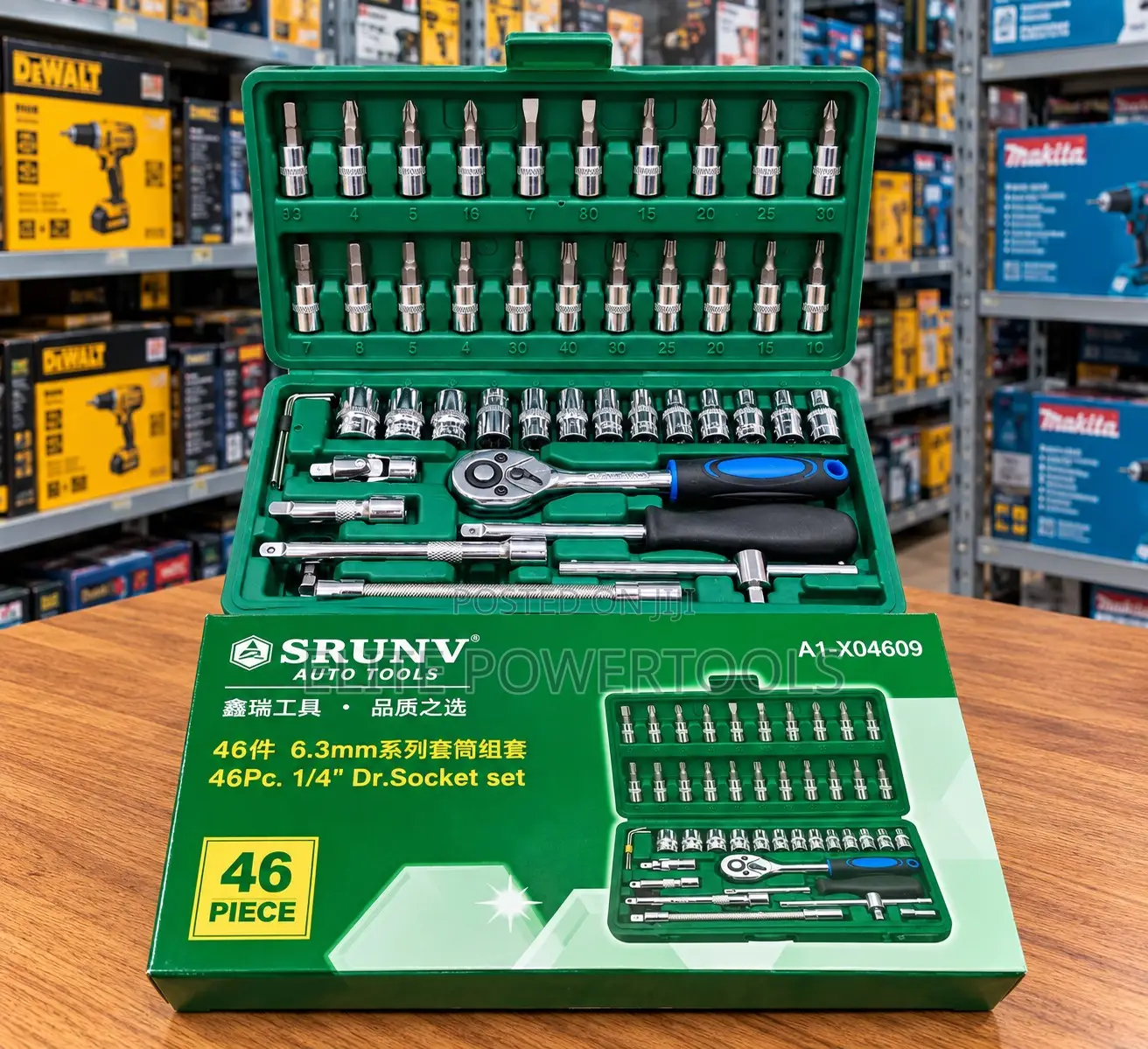 46 Pieces Socket Wrench