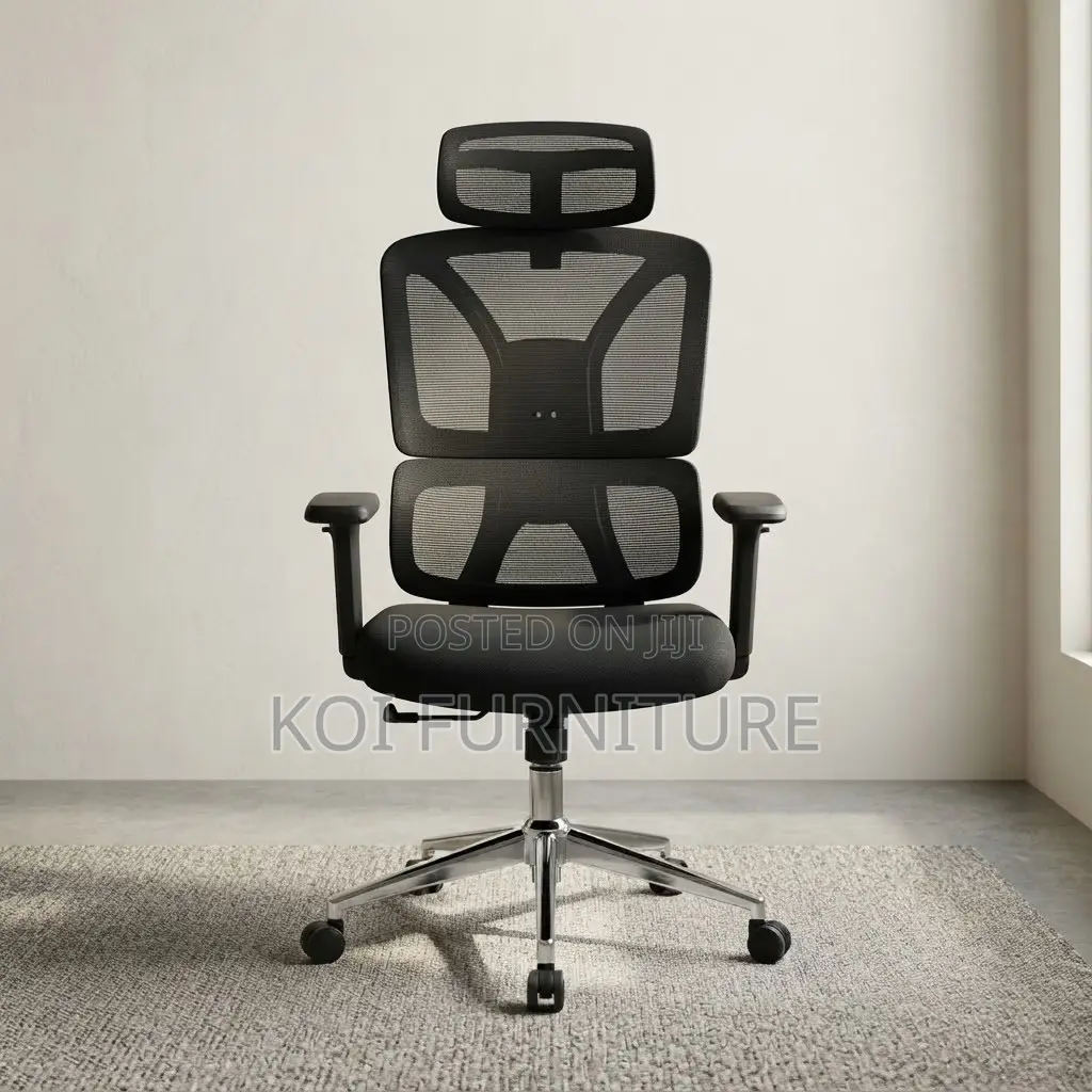Office Chairs; Orthopedic Executive Seat With Lumbar Support