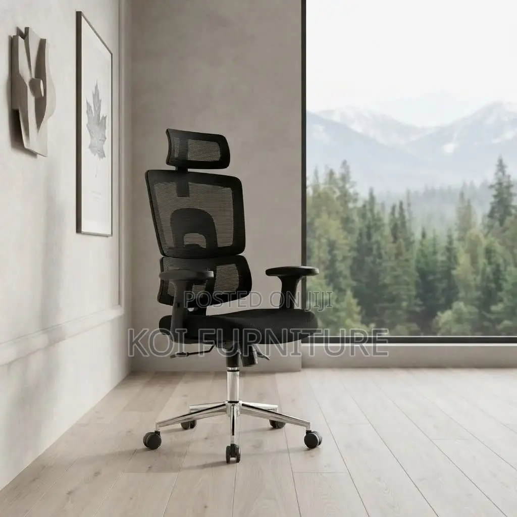Office Chairs; Orthopedic Executive Seat With Lumbar Support
