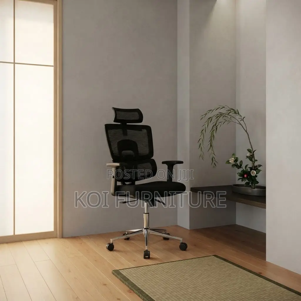 Office Chairs; Orthopedic Executive Seat With Lumbar Support