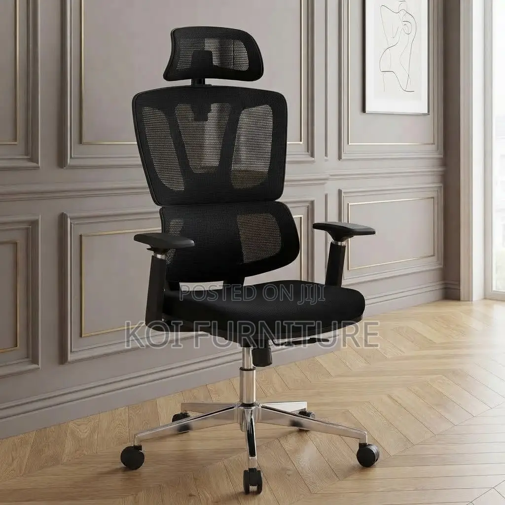Office Chairs; Orthopedic Executive Seat With Lumbar Support