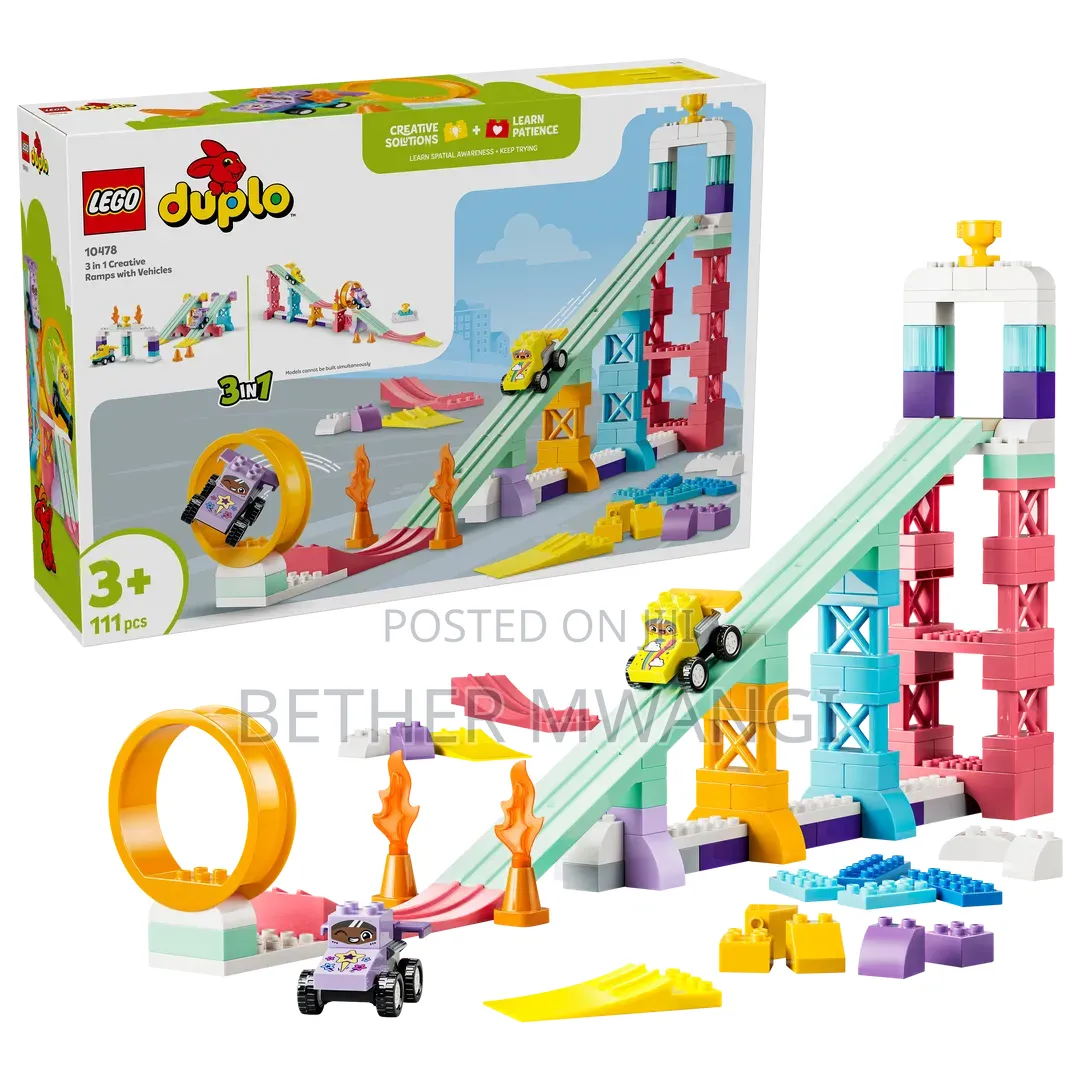 LEGO DUPLO 3 in 1 Creative Ramps With Vehicles in Kenya