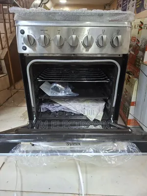 Syinix INOX 60X60 3Gas+1Electric Wok Burner Gas Sensor Cooker
