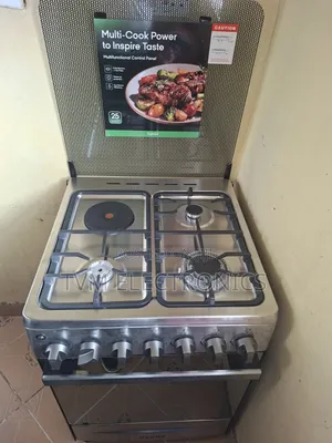 Syinix INOX 60X60 3Gas+1Electric Wok Burner Gas Sensor Cooker