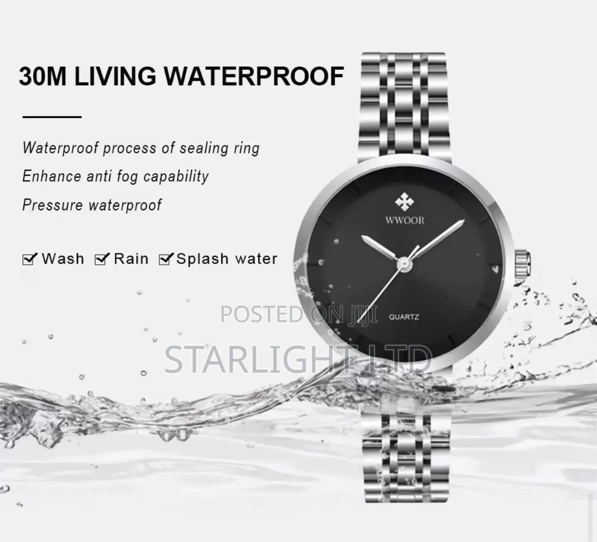 WWOOR Elegant Ladies Analog Wristwatch
