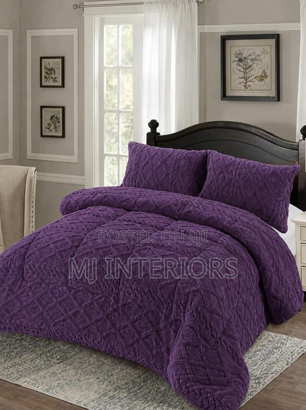 Flannel Duvet Set 6×7 – Soft Warm Comfortable Bedding - main view