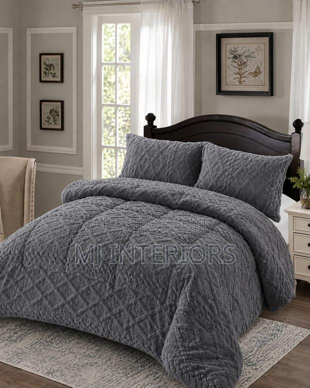 Flannel Duvet Set 6×7 – Soft Warm Comfortable Bedding - thumbnail 2