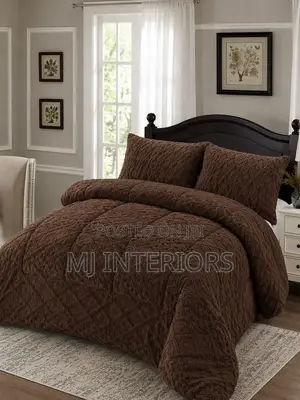 6×7 Flannel Duvet Set – Duvet, Bedsheet 2 Pillowcases