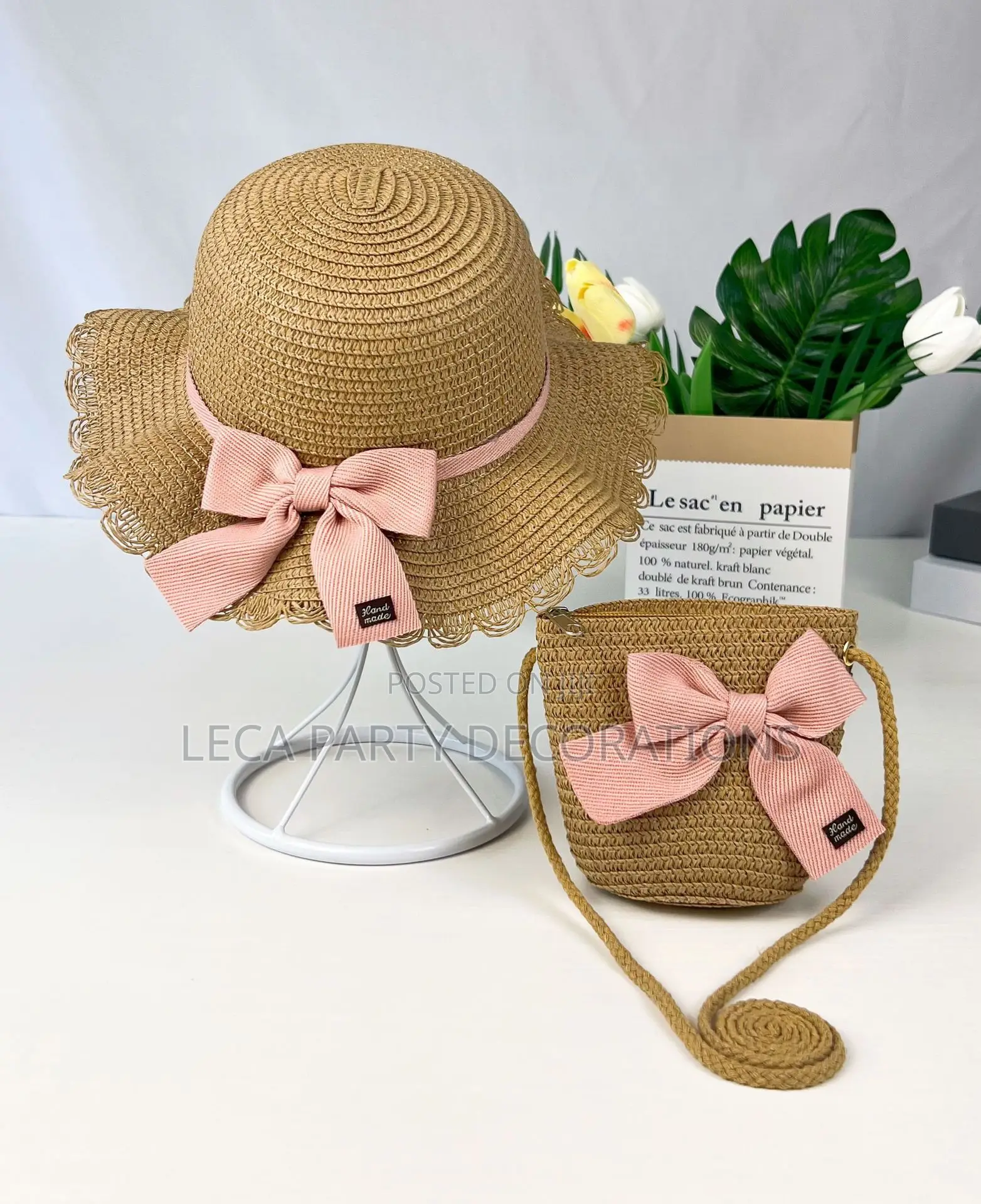 Kids Hats and Bag Set