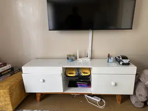 White TV Stand