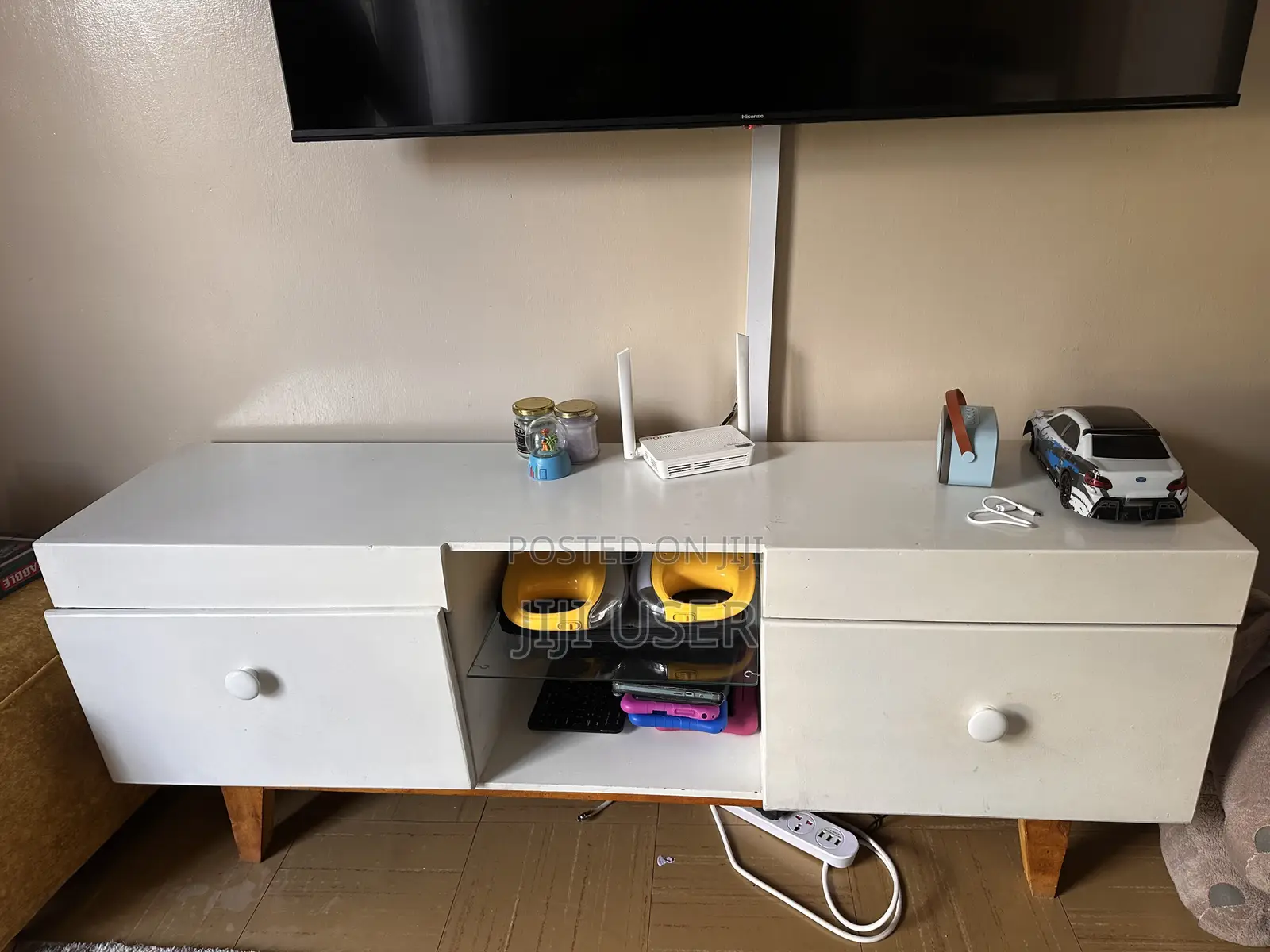 White TV Stand