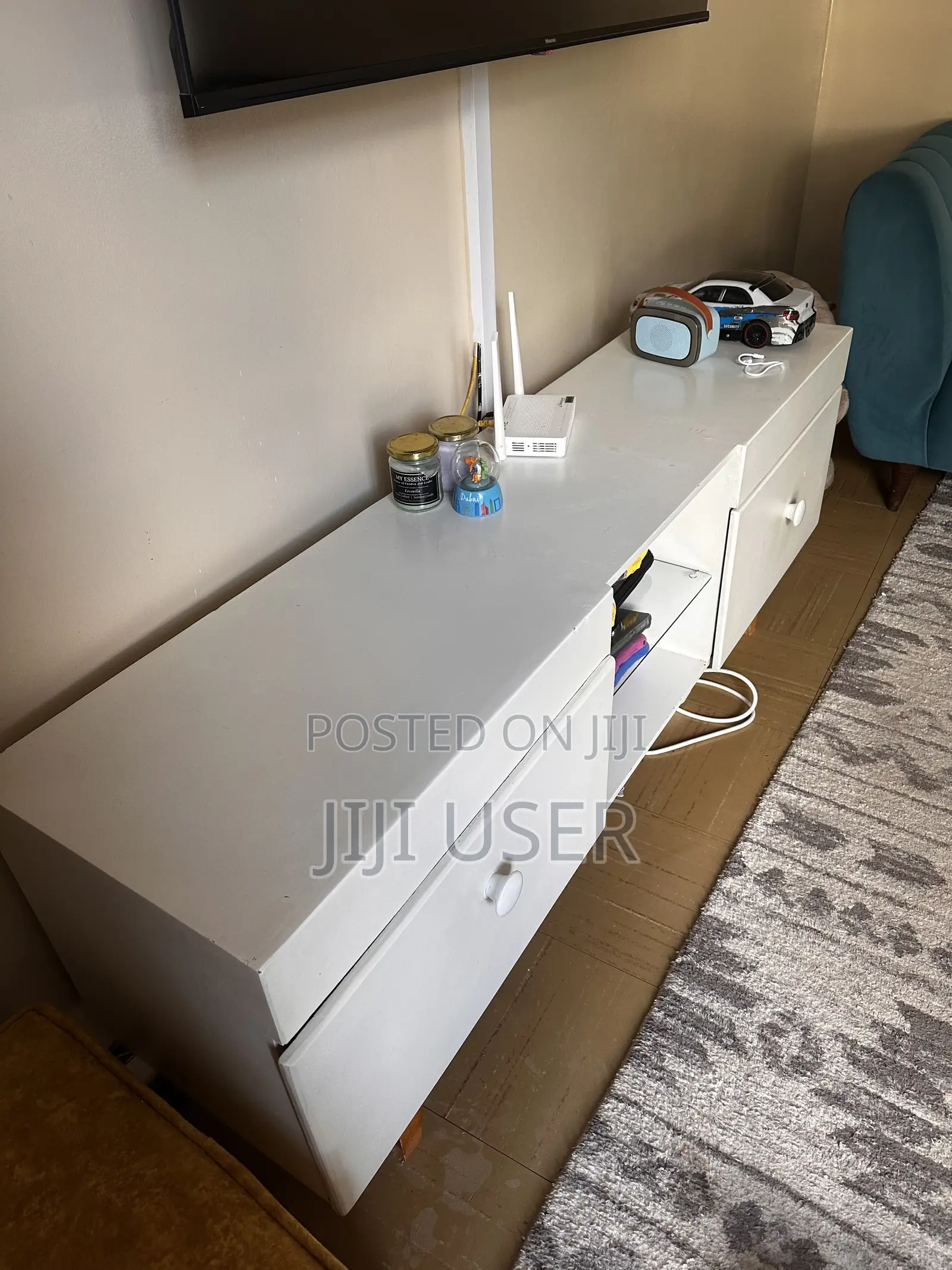 White TV Stand