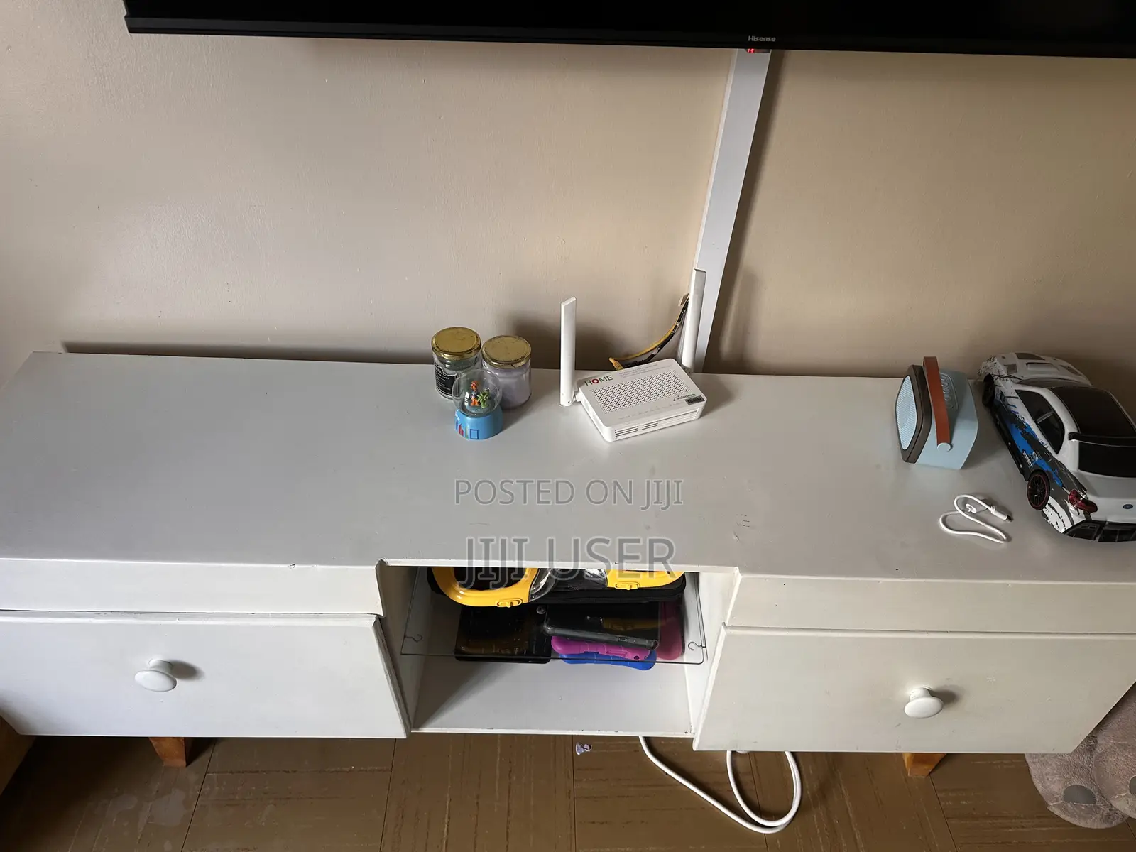 White TV Stand