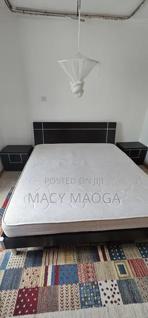 Super King Size Bed, Two Side Tables Dr.Mattress Orthopaedic Mattres