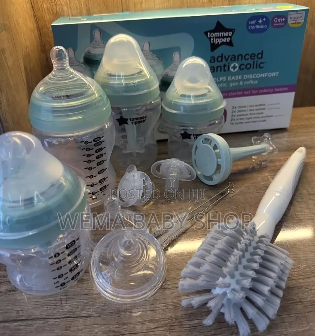 9pcs Tommee Tippee ADVANCED Anti-Colic Newborn Bottle Kit/Set