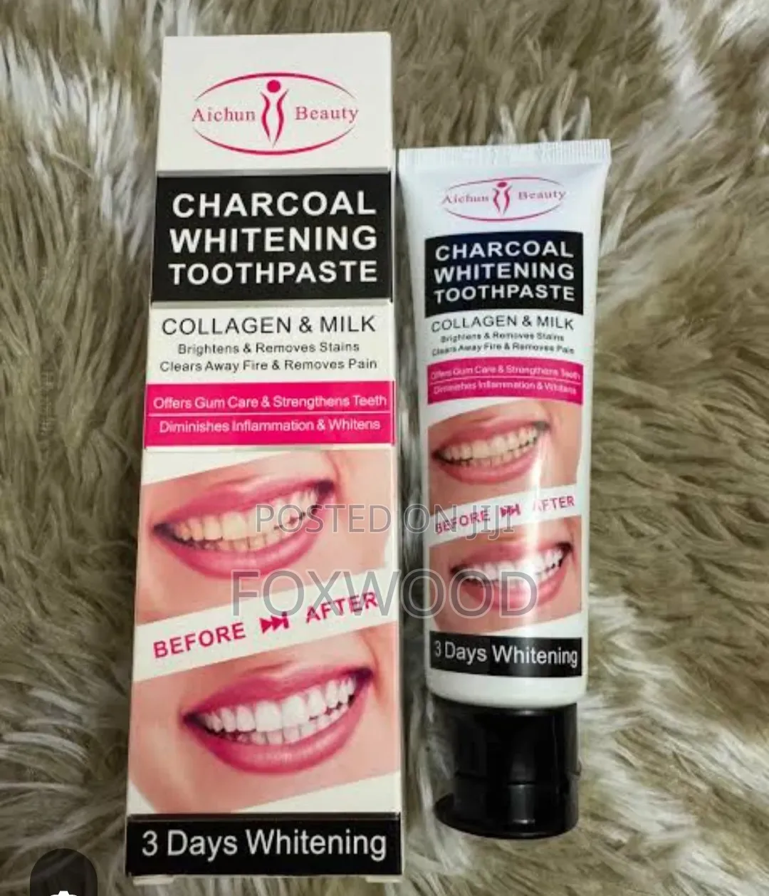 Aichun Beauty Charcoal Whitening Toothpaste