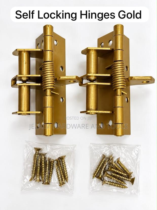 Self Locking Hinges Gold