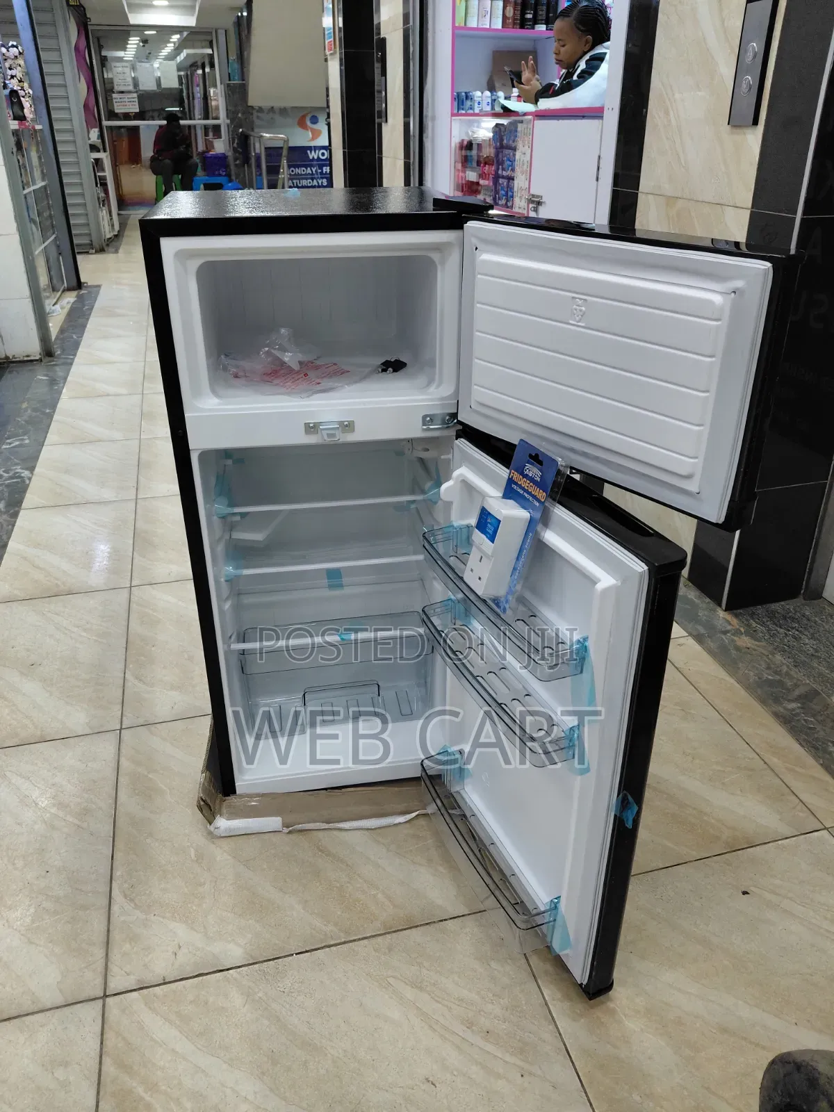 Ecomax 108L Double Door Refrigerator – Fast Cooling