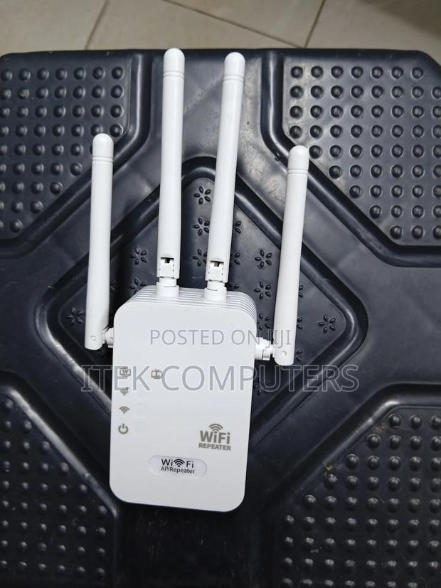 Wireless WiFi Repeater 300Mbps for Better Internet Coverage Indoors - main view