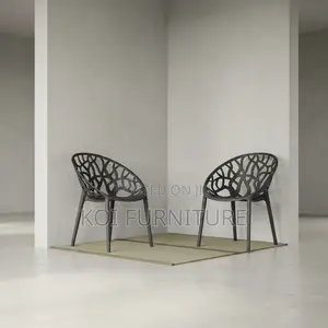 Dining Chairs; Modern Ergonomic Plastic Home Dining Seats