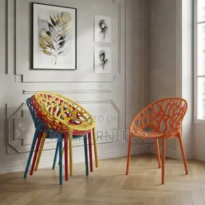 Dining Chairs; Modern Ergonomic Plastic Home Dining Seats