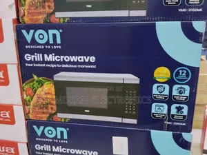 VON VMG-206DMK Digital Grill Microwave Oven - 20L Black