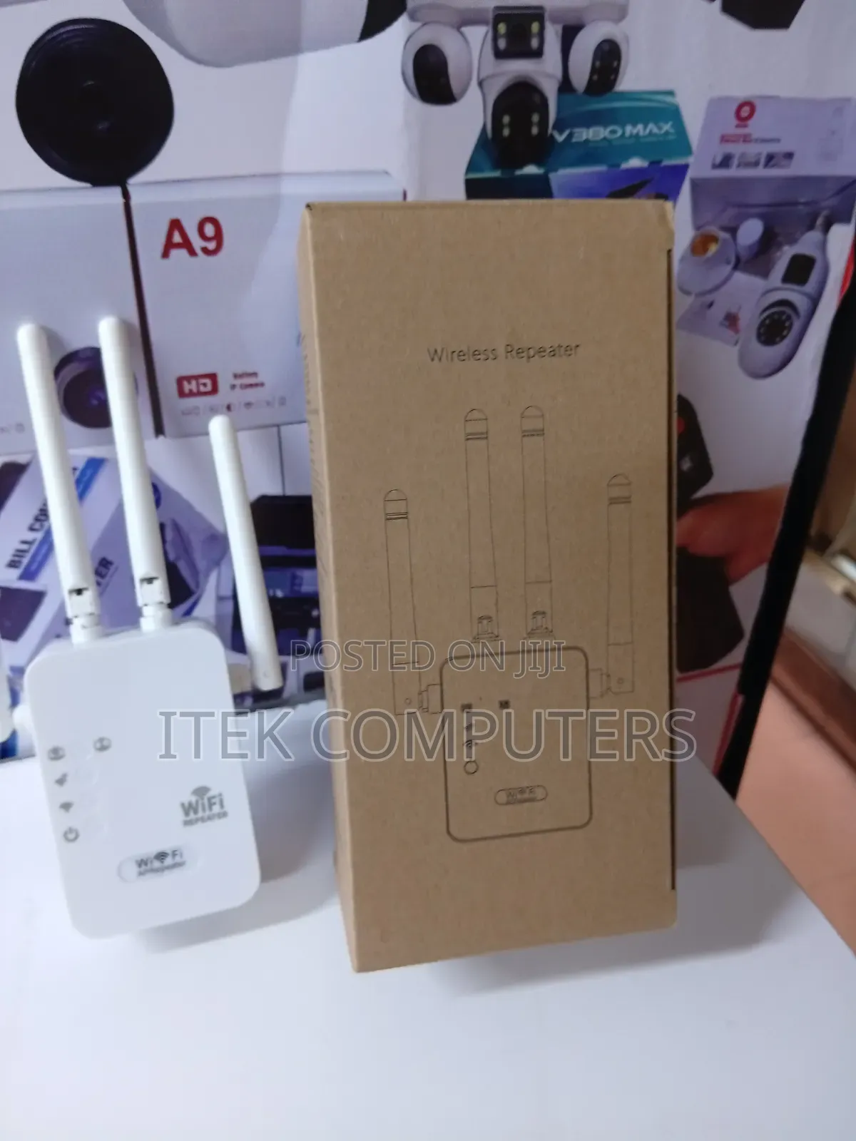 Portable Wireless WiFi Repeater Supporting Speeds Up to 300Mbps
