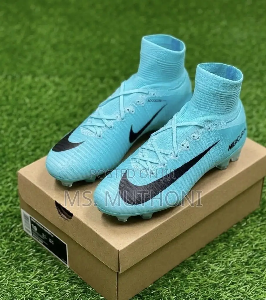 Nike Mercurial Superfly v FG (Moon Blue / Black) Size 40-45
