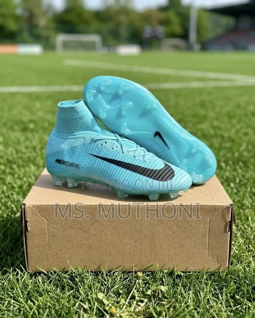 Nike Mercurial Superfly v FG (Moon Blue / Black) Size 40-45