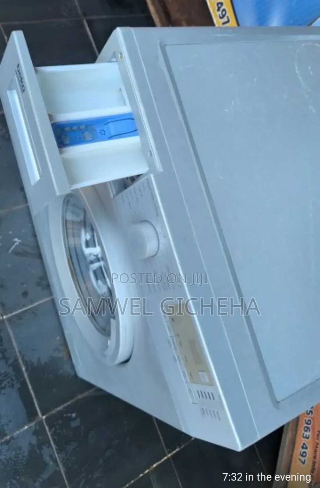 Beko 7kg Front-Load Washing Machine - Silver (Used,great Condition)