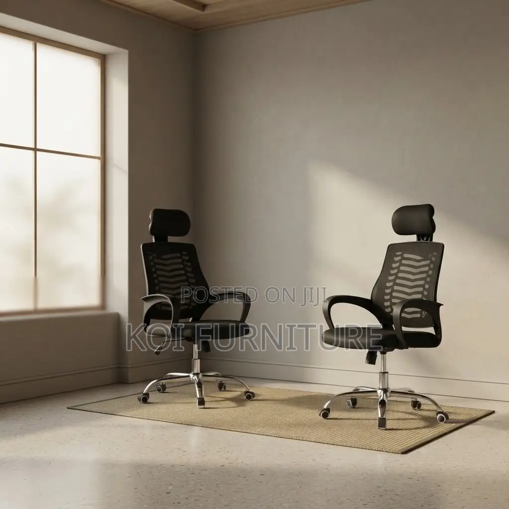 Office Chairs; Black Mesh Adjustable Home Office Recliner Chairs