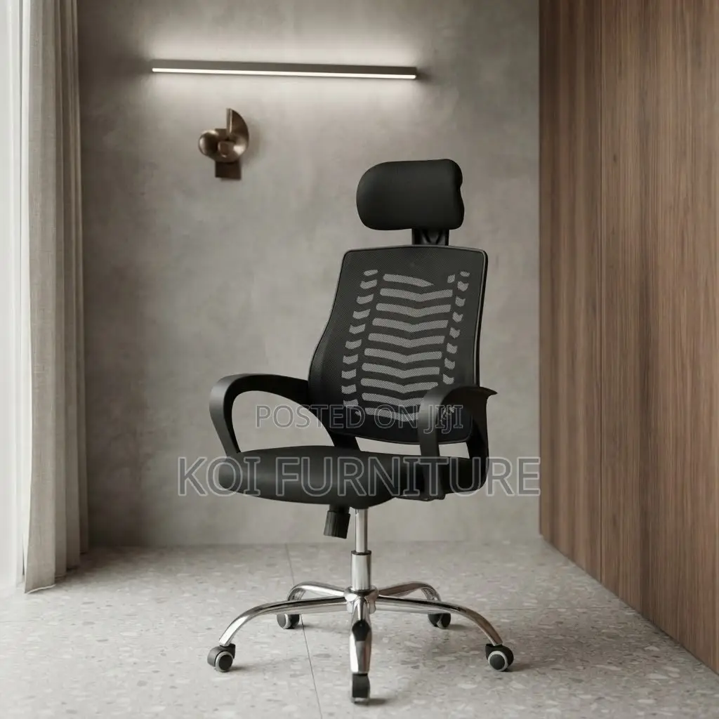 Office Chairs; Black Mesh Adjustable Home Office Recliner Chairs