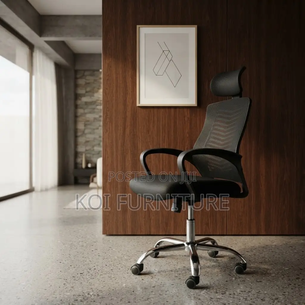 Office Chairs; Black Mesh Adjustable Home Office Recliner Chairs