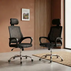 Office Chairs; Black Mesh Adjustable Home Office Recliner Chairs