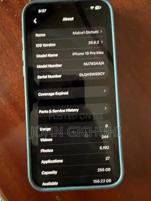 Apple iPhone 15 Pro Max 256 GB Blue