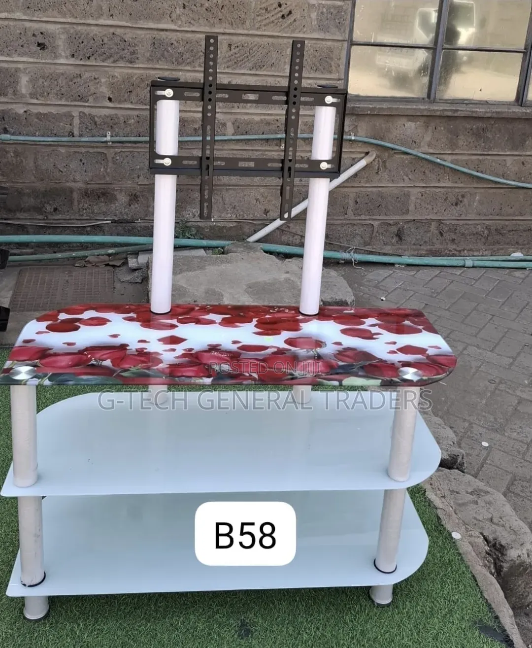 Contemporary Multi-Layerd Glass Television Stand