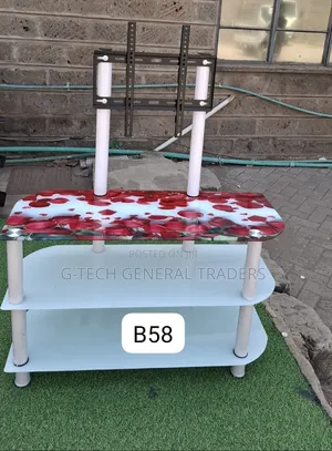 Contemporary Multi-Layerd Glass Television Stand