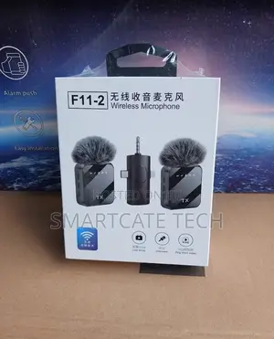 F11-2 Professional Dual Wireless Lapel Mic for Phone