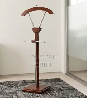 Mahogany Office Coat Hanger : Elegant Mahogany Wooden Coat Stand
