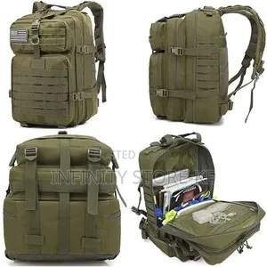 Large Capacity Outdoor Tactical Assault Pack (Jungle Green)