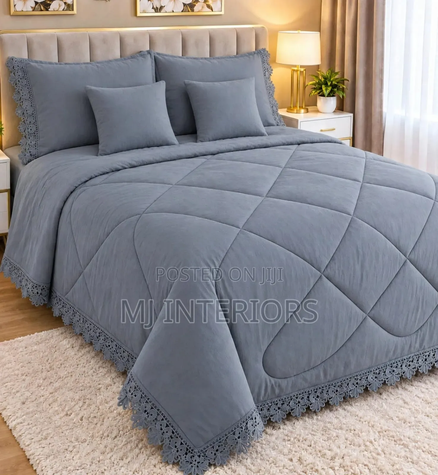 Victoria Frill Luxury Duvet Set