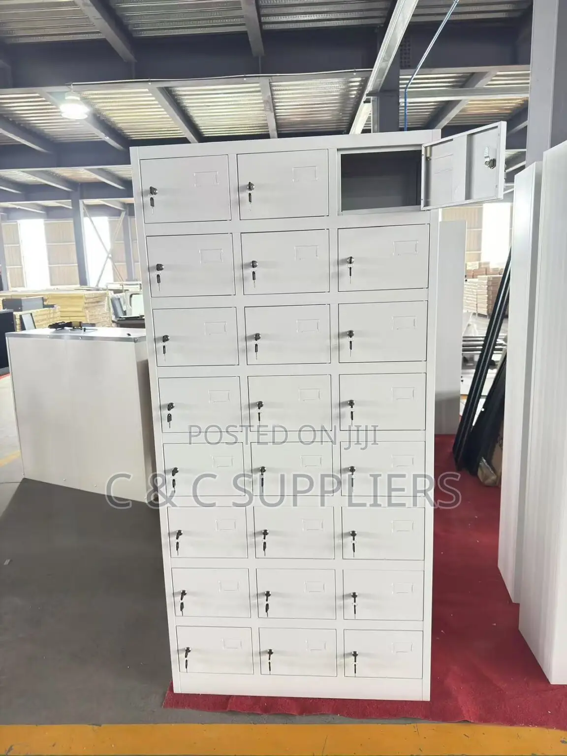 24 Locker Cabinet