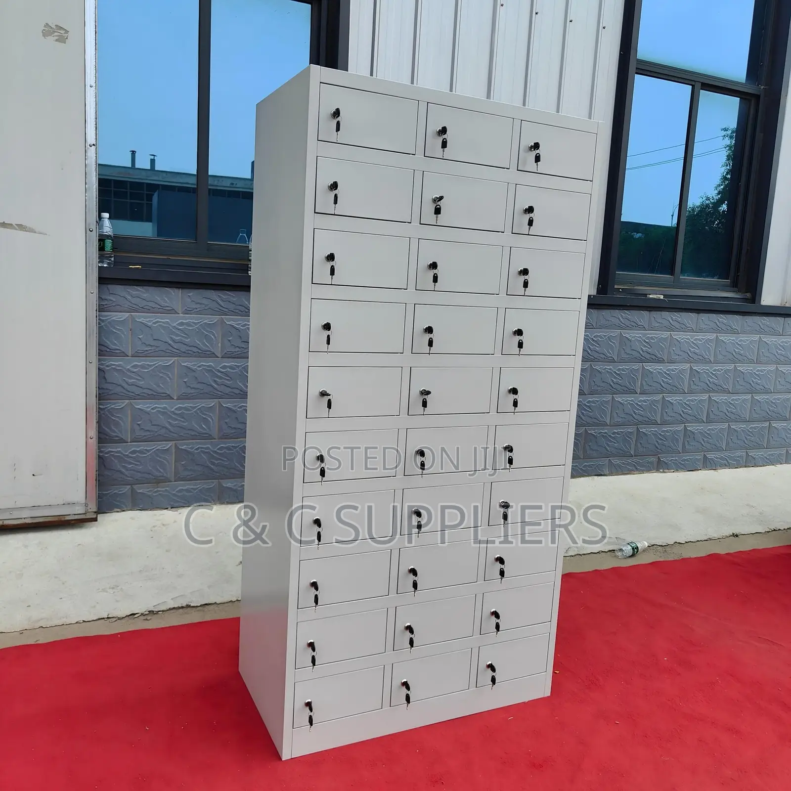 24 Locker Cabinet