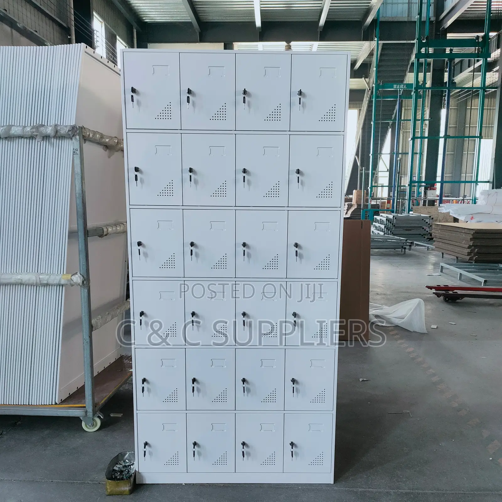 24 Locker Cabinet