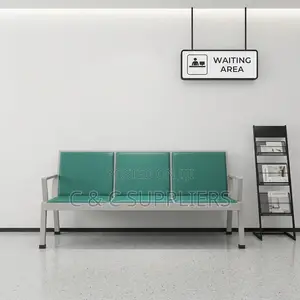 Green 3-Seater Waiting Bench